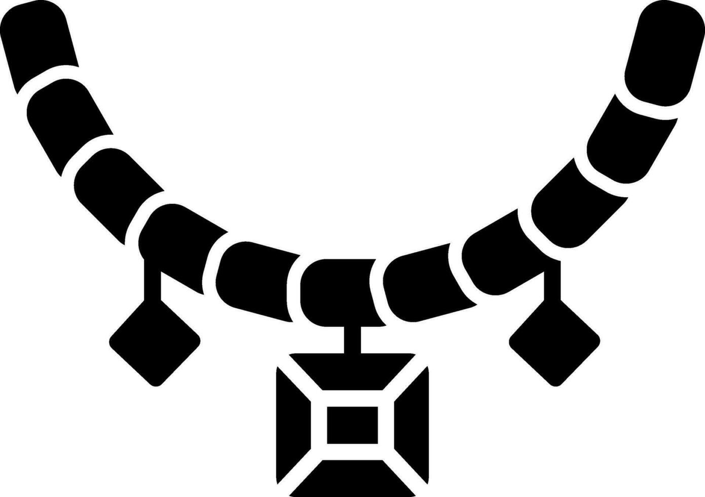 Halskette-Vektor-Symbol vektor