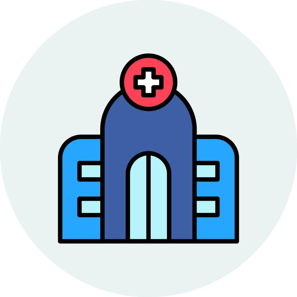 Krankenhaus-Vektor-Symbol vektor