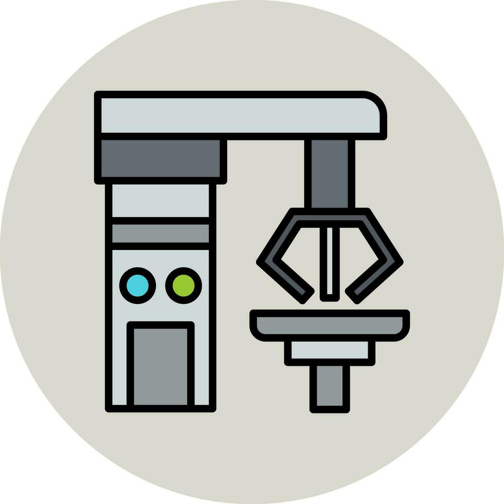 Roboter Chirurgie Vektor Symbol