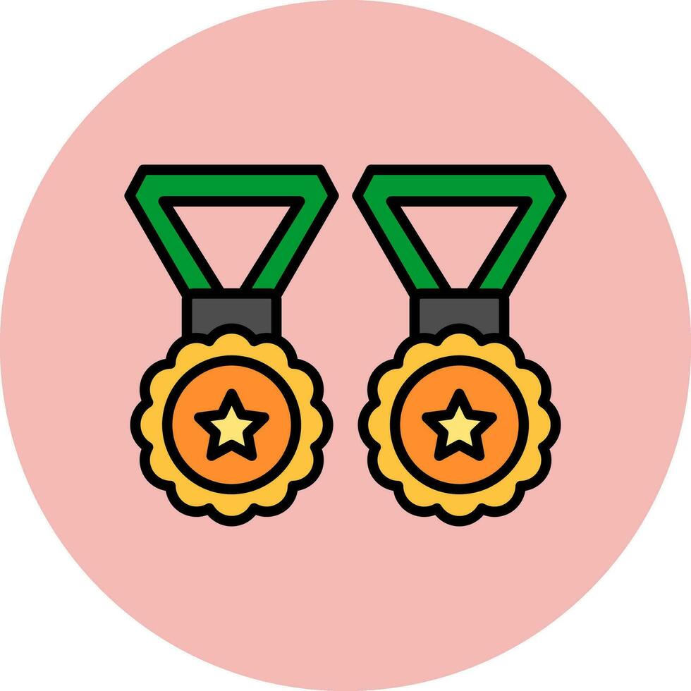 medaljer vektor ikon