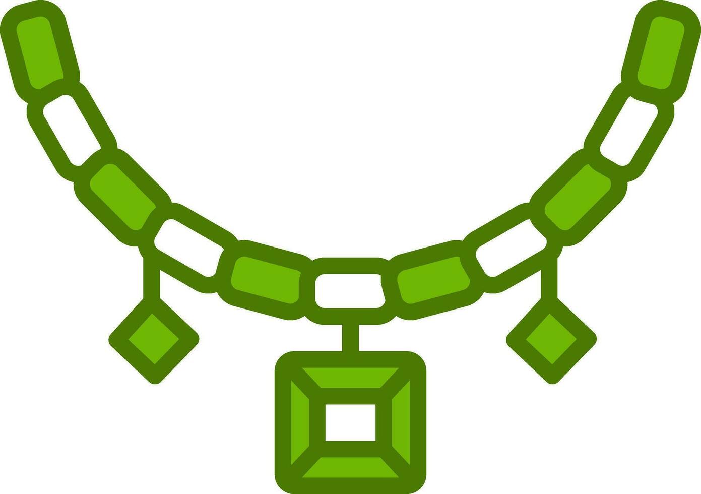 Halskette-Vektor-Symbol vektor