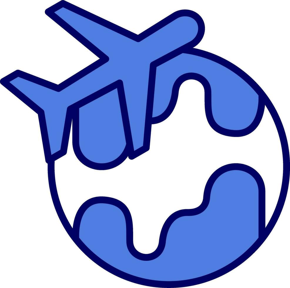 Flugzeug-Vektor-Symbol vektor