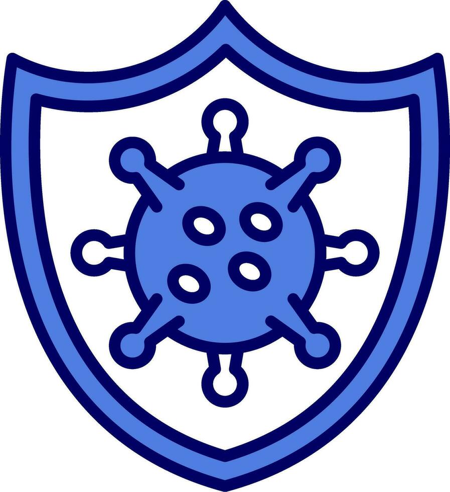 Schutzvektorsymbol vektor