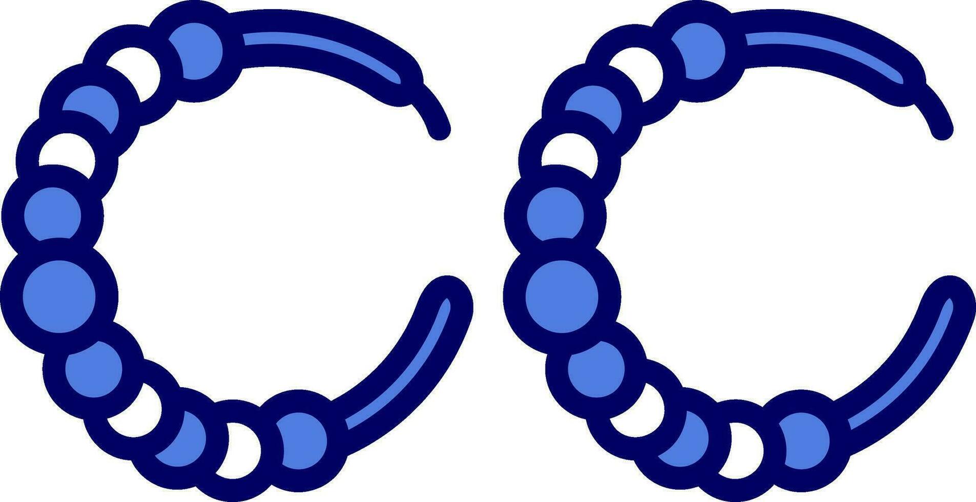 Band Ohrringe Vektor Symbol