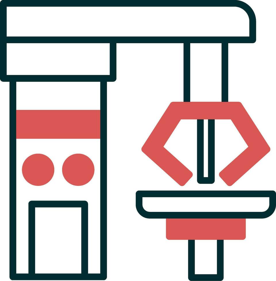 Roboter Chirurgie Vektor Symbol