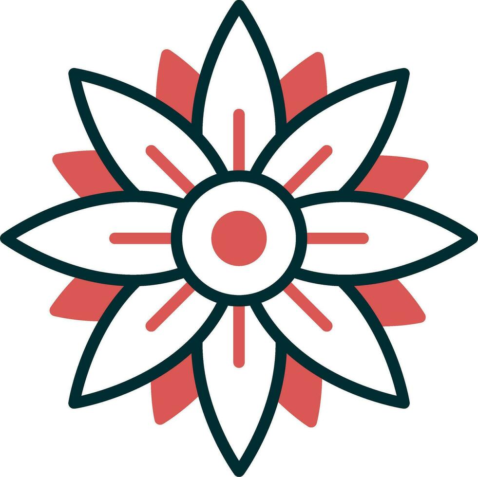 Chrysantheme Vektor Symbol