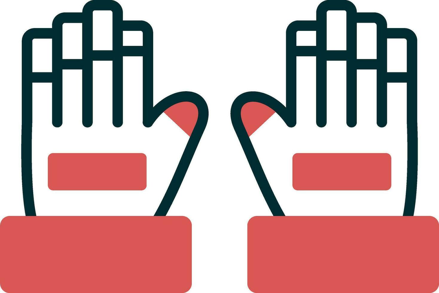 hand handske vektor ikon