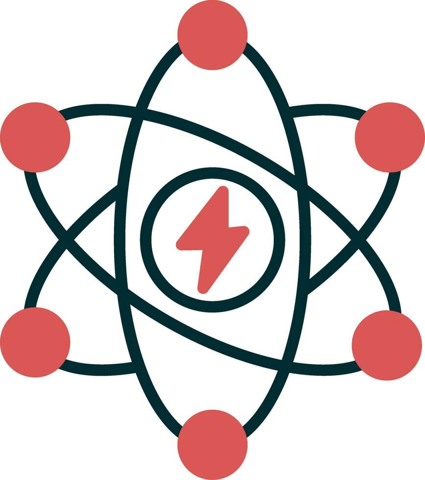 atomar Energie Vektor Symbol