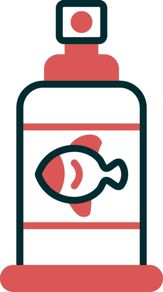 Fisch Öl Vektor Symbol