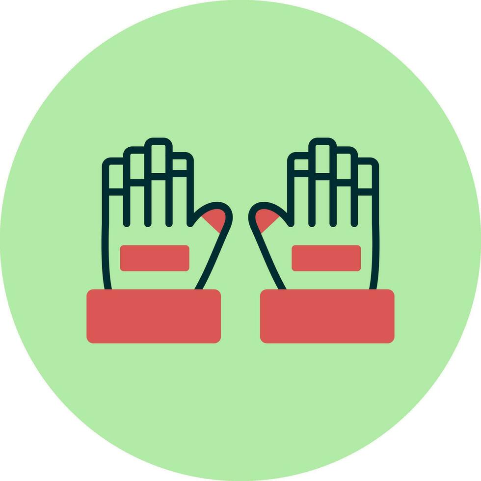 hand handske vektor ikon