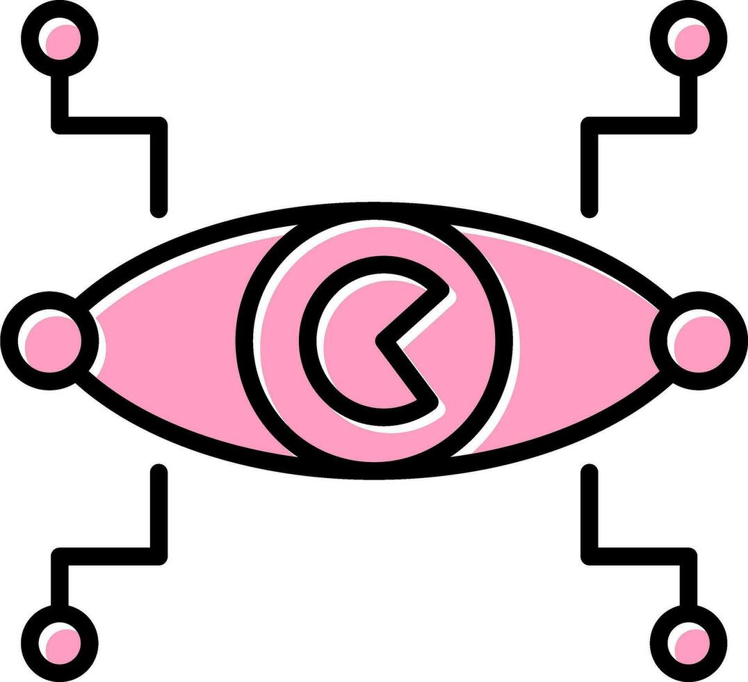 bionisch Auge Vektor Symbol