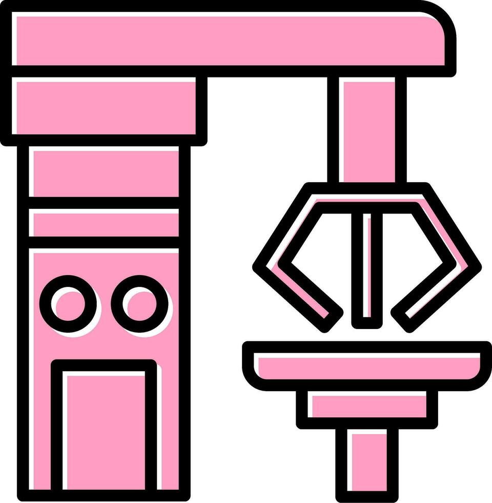 Roboter Chirurgie Vektor Symbol