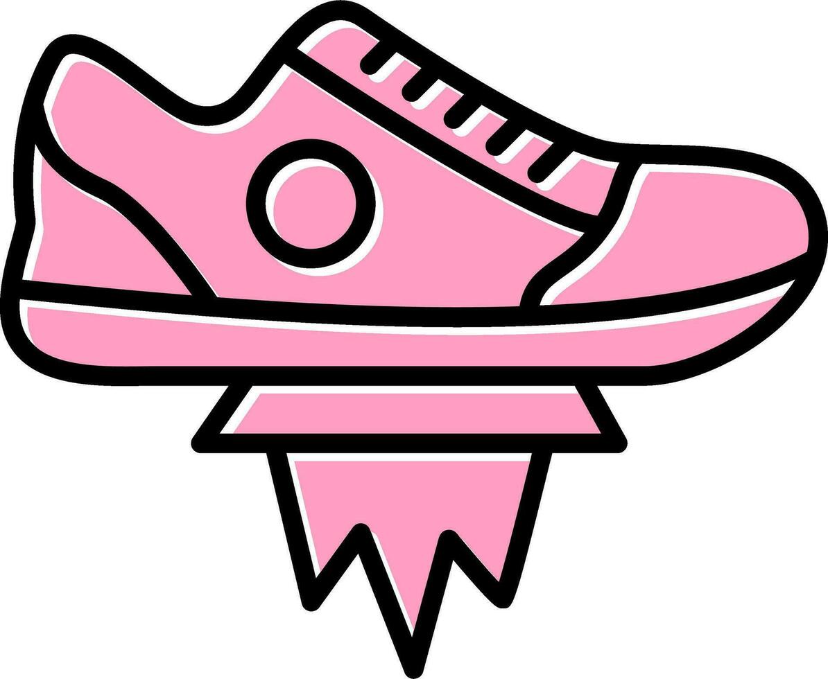flygande skor vektor ikon