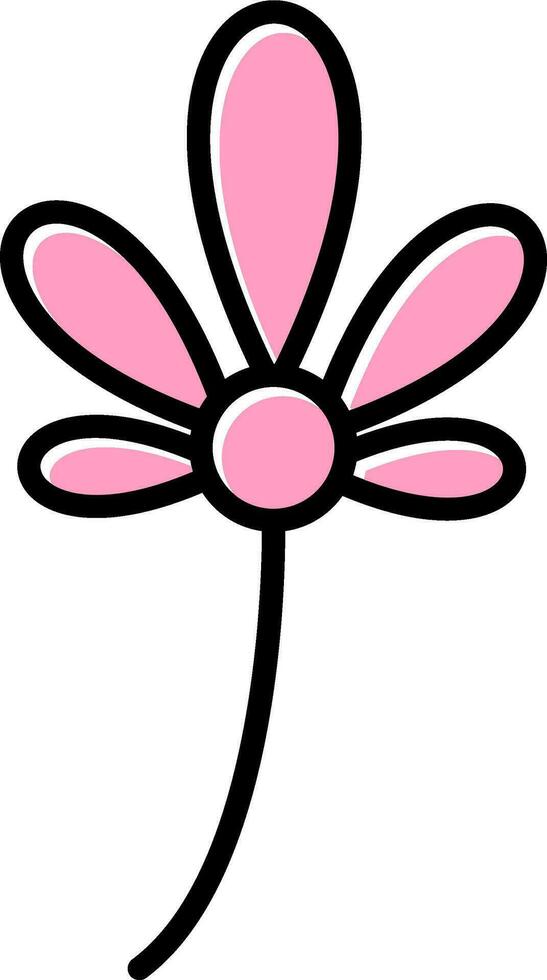 Frieden Lilie Vektor Symbol