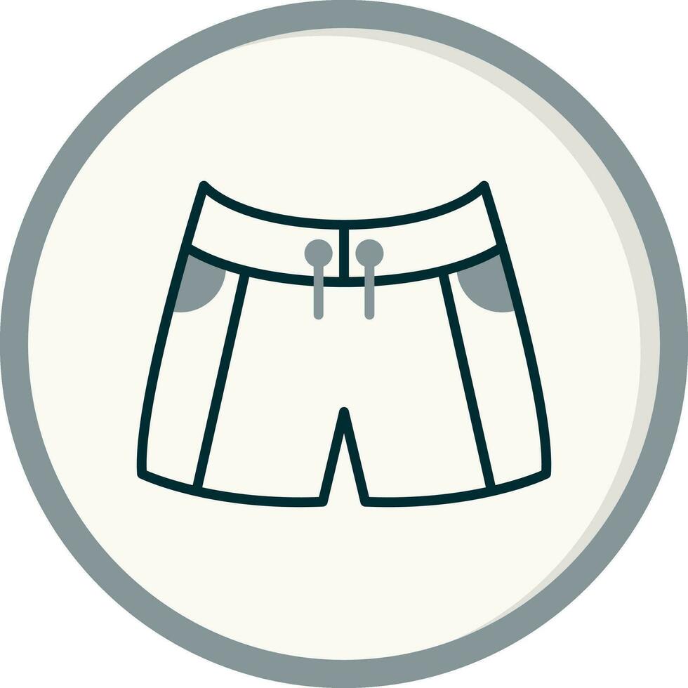 Shorts Vektor-Symbol vektor