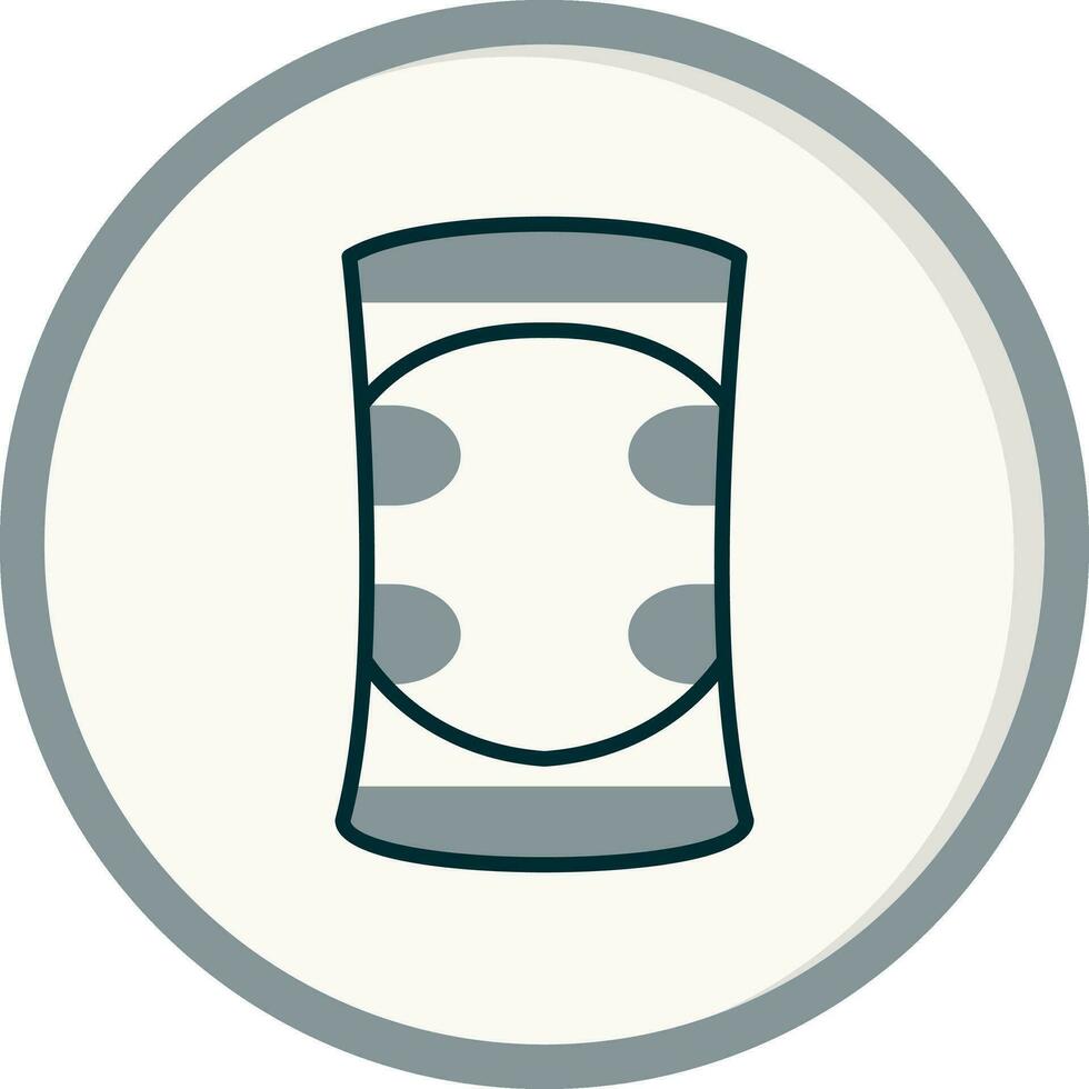 Knie Pad Vektor Symbol