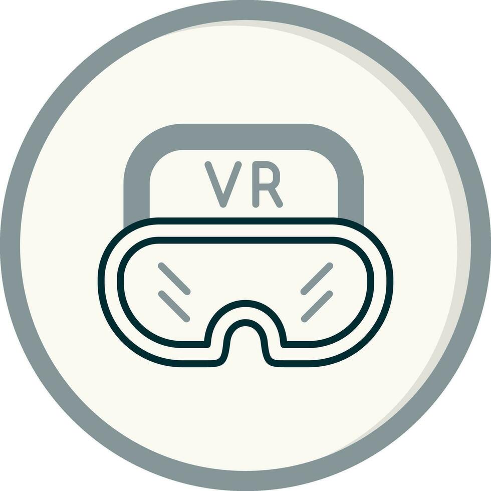 virtuell Brille Vektor Symbol