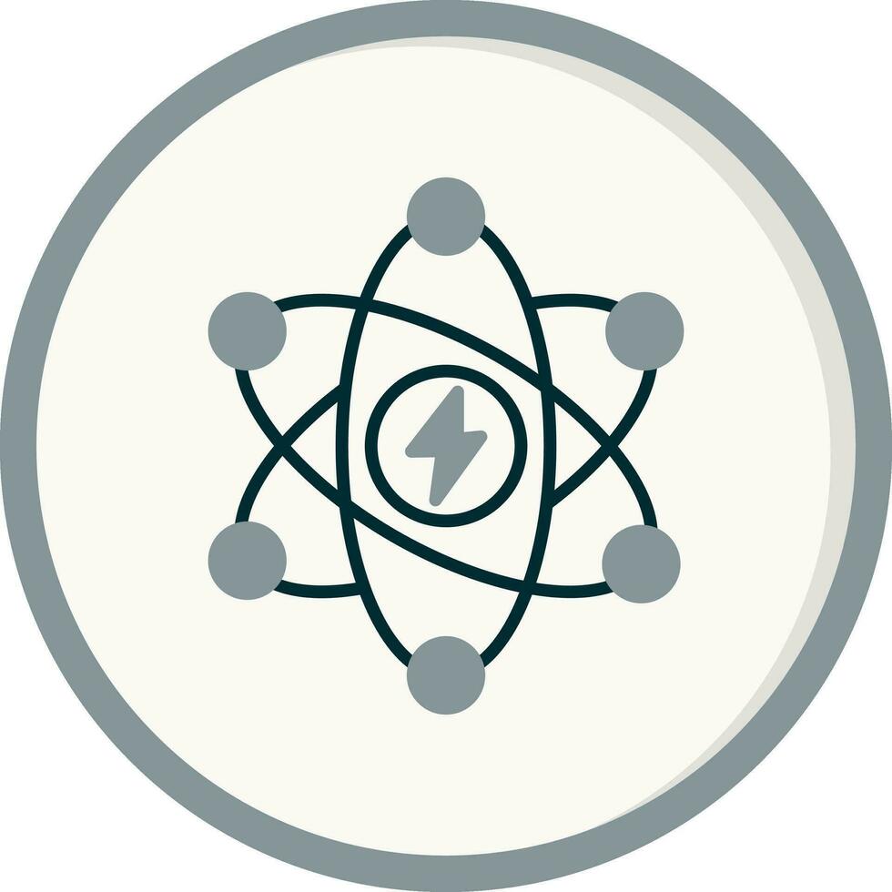 atomar Energie Vektor Symbol