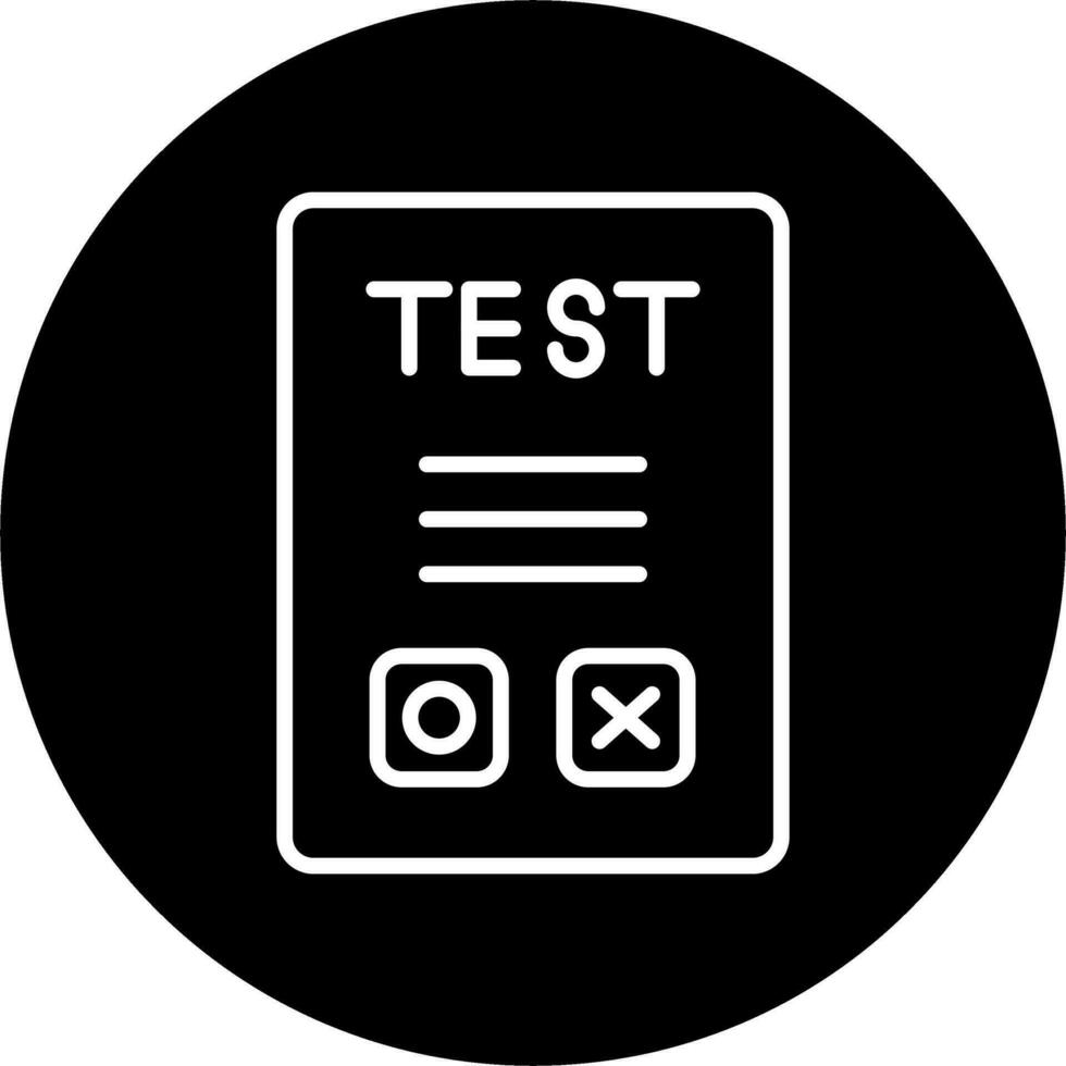 test vektor ikon
