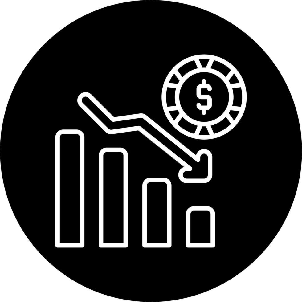 Balkendiagramm-Vektorsymbol vektor