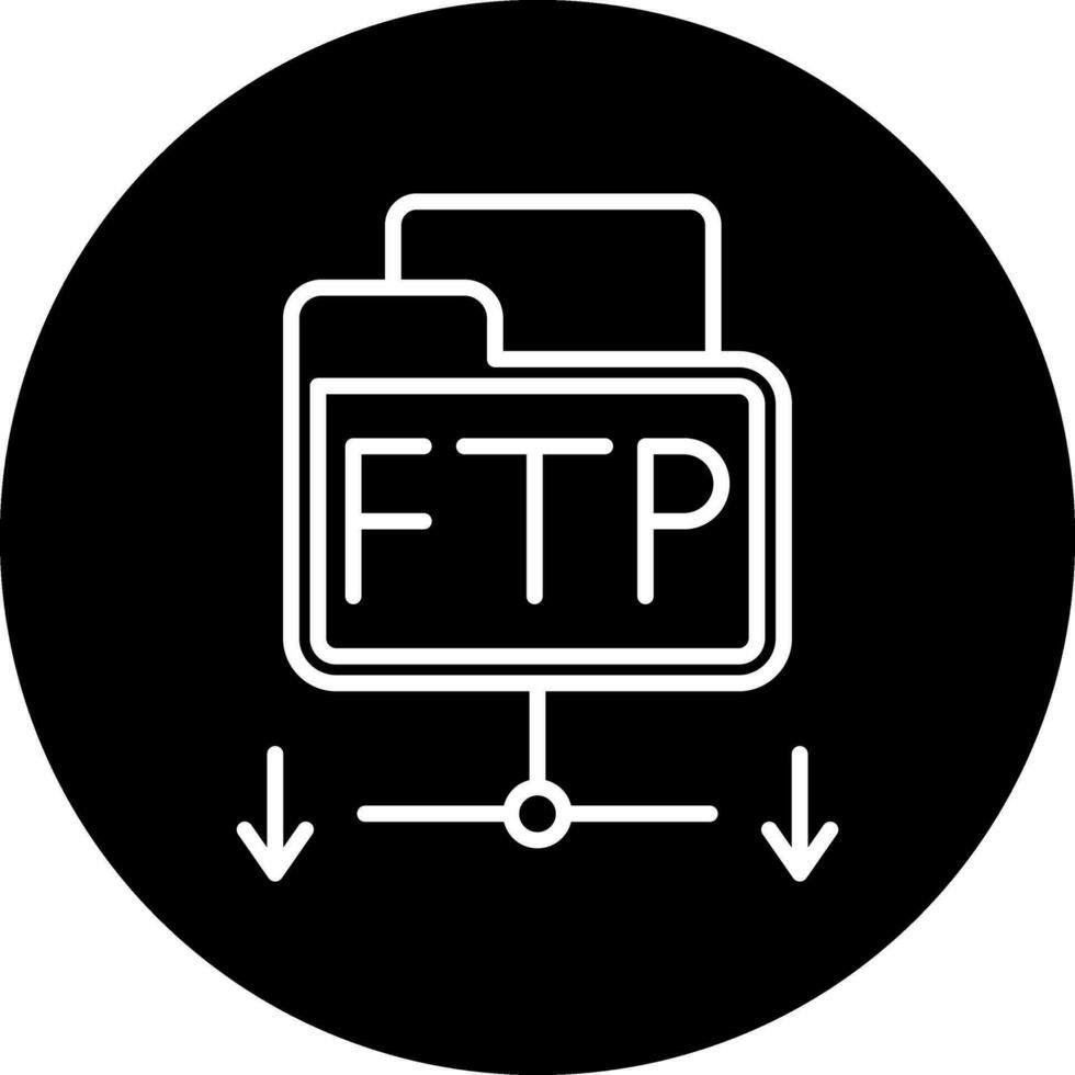 FTP-Vektorsymbol vektor