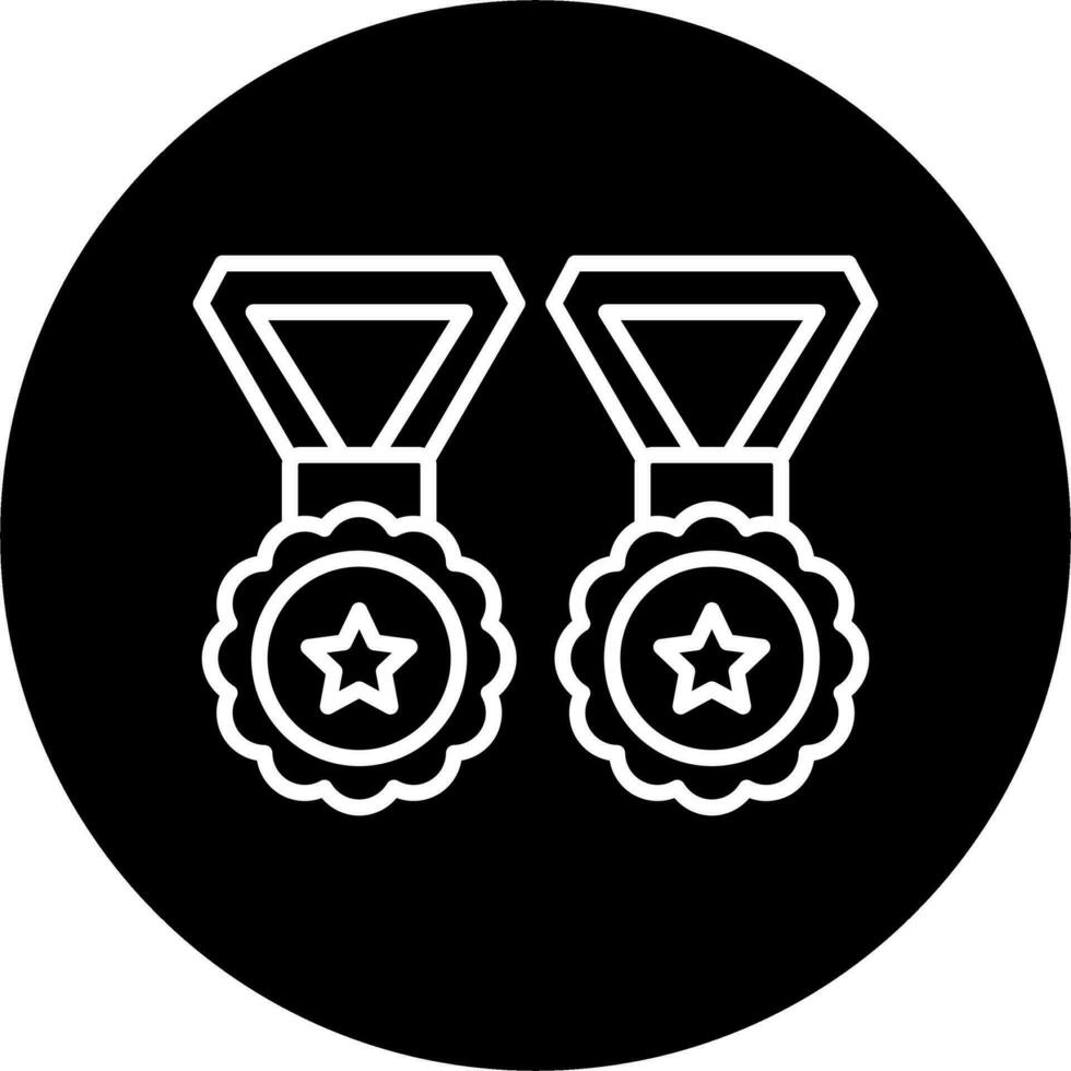 Medaillen-Vektor-Symbol vektor