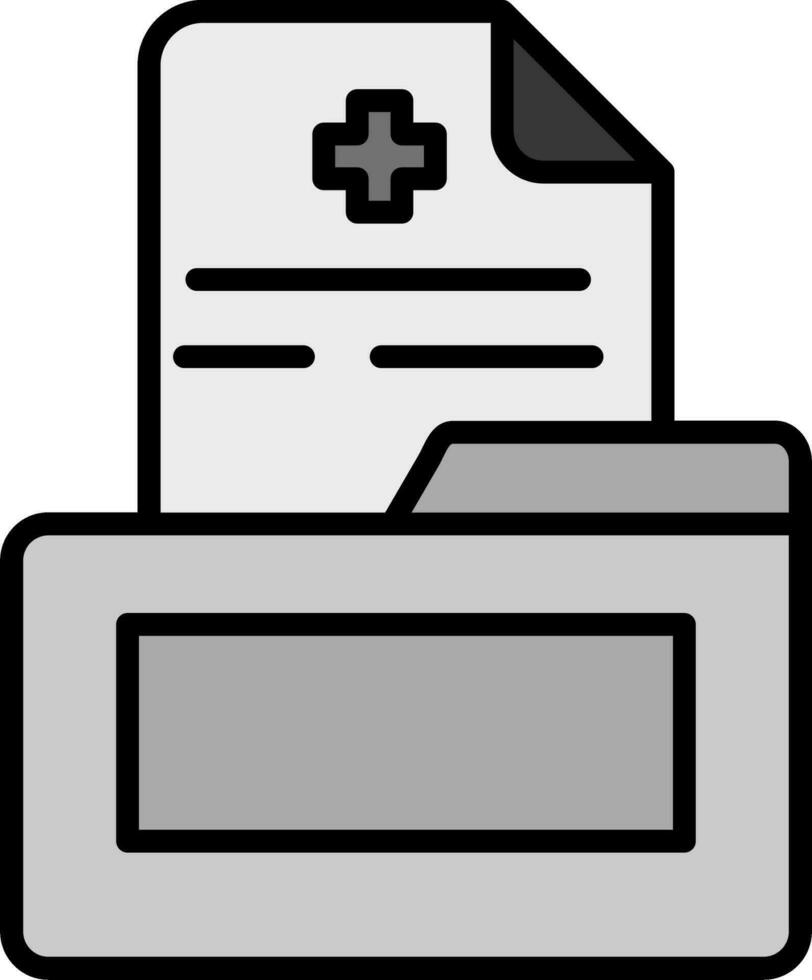 medizinisch Datei Vektor Symbol