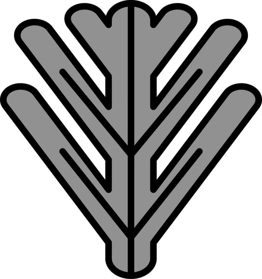 Philodendron Xanadu Vektor Symbol