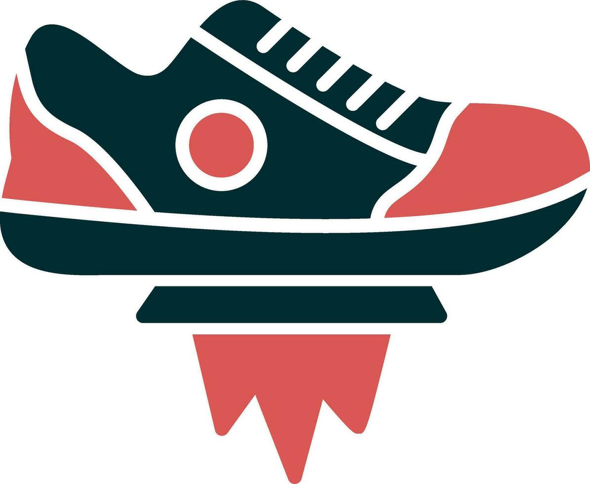 fliegend Schuhe Vektor Symbol