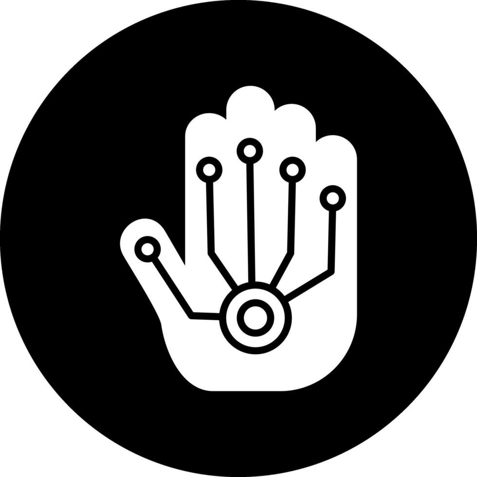 verdrahtet Handschuhe Vektor Symbol