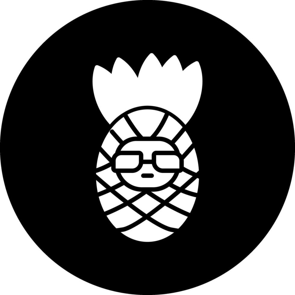 Ananas-Vektor-Symbol vektor