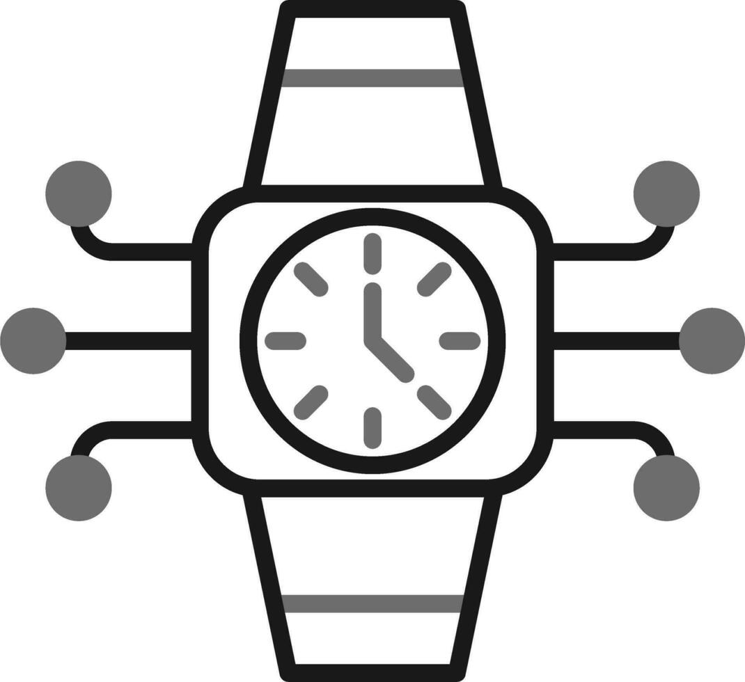 Smartwatch-Vektorsymbol vektor