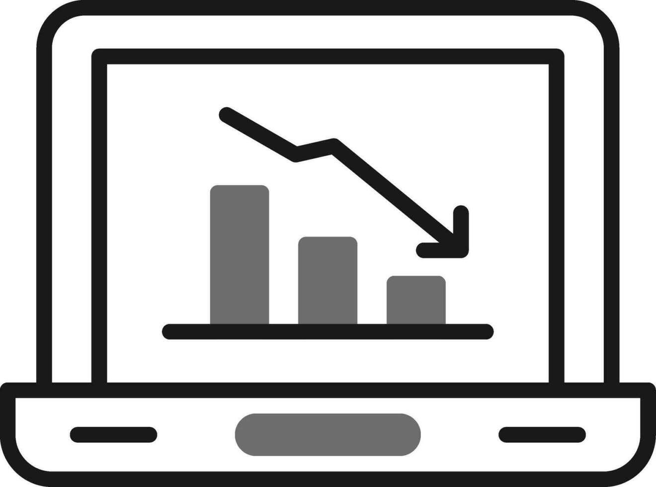 Statistik-Vektorsymbol vektor