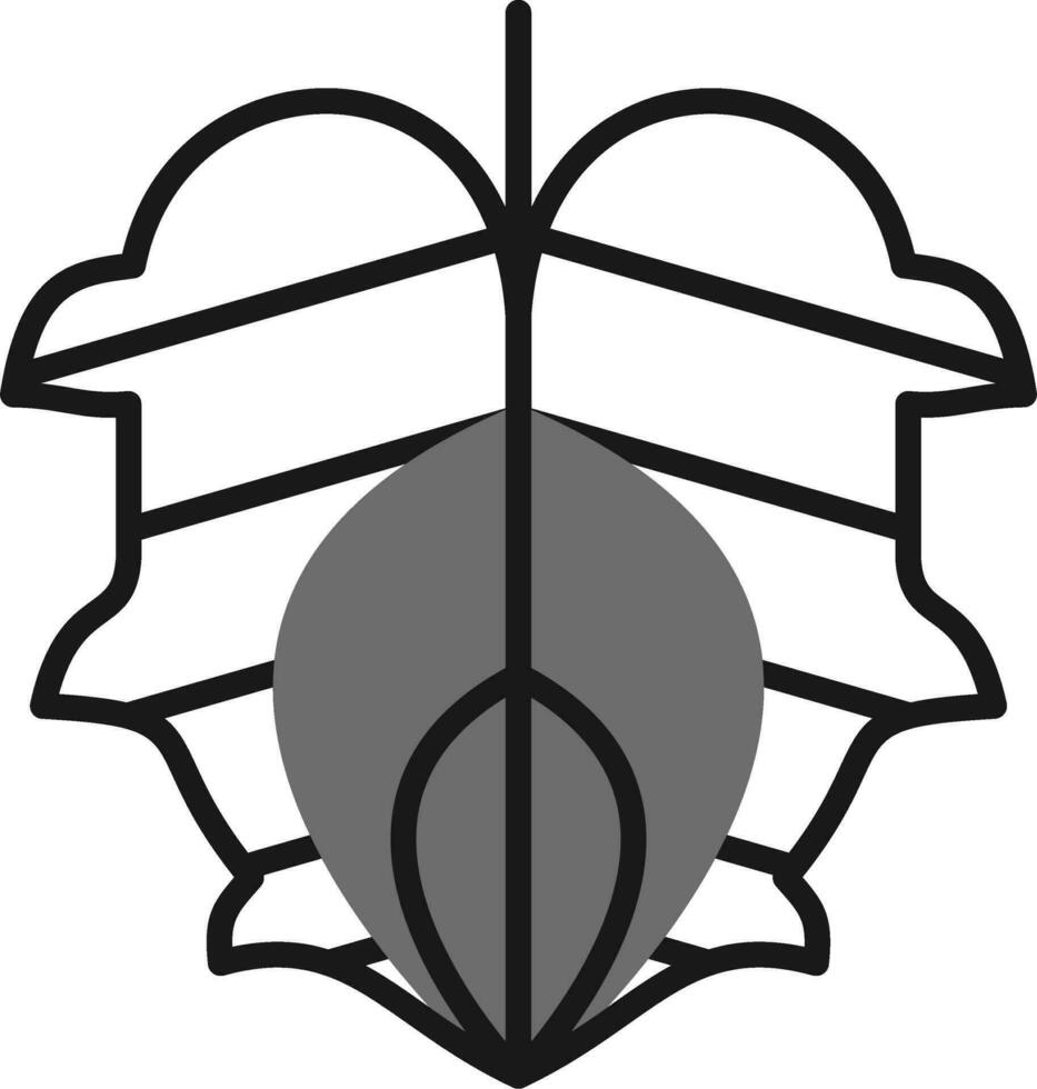 Monstera Blatt Vektor Symbol