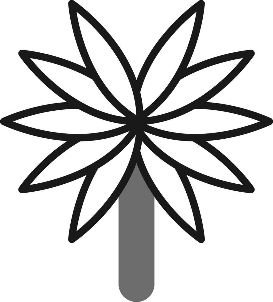 Spinne Pflanze Vektor Symbol