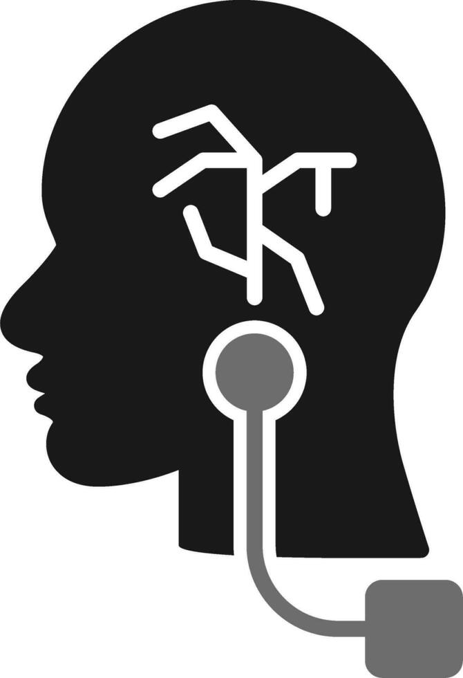 vagus Nerv Stimulation Vektor Symbol