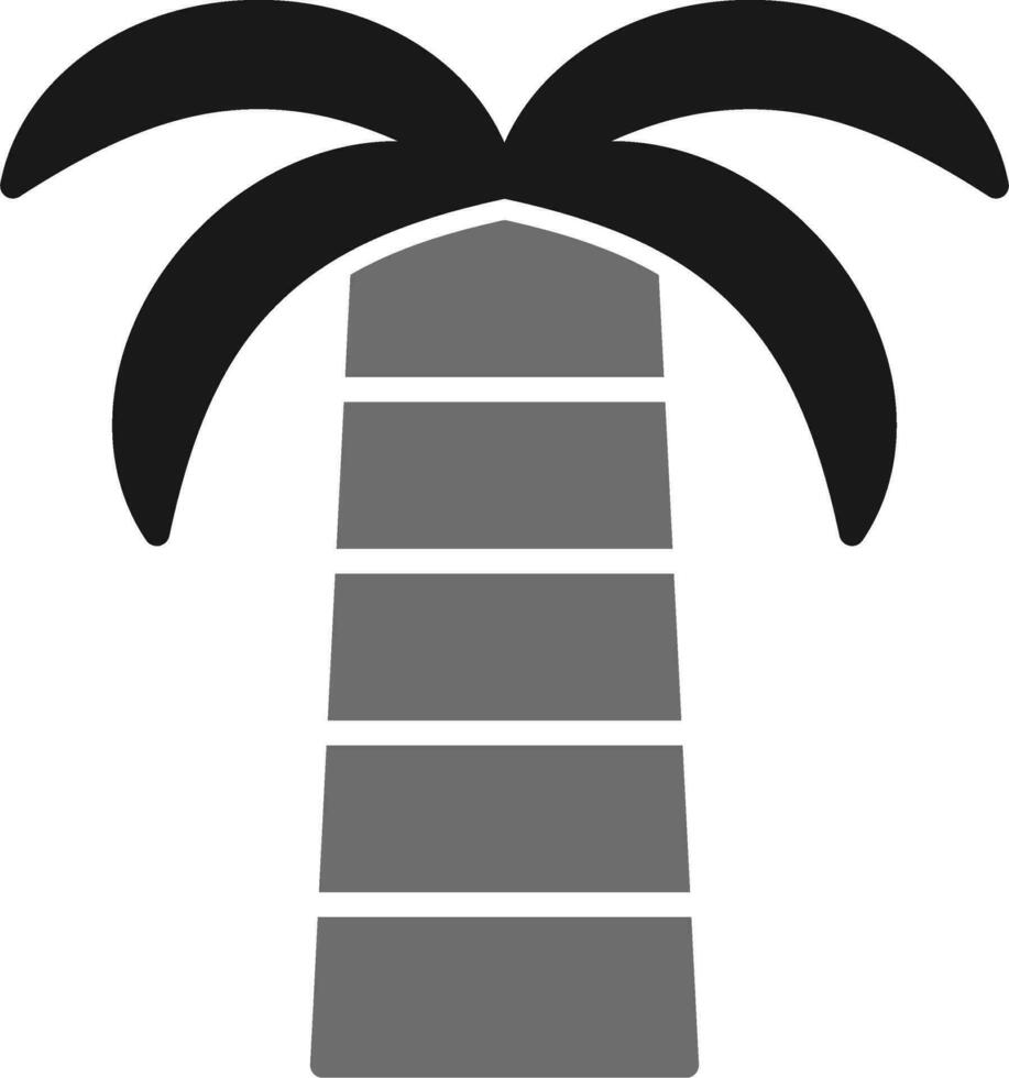 Kokosnuss Palme Vektor Symbol