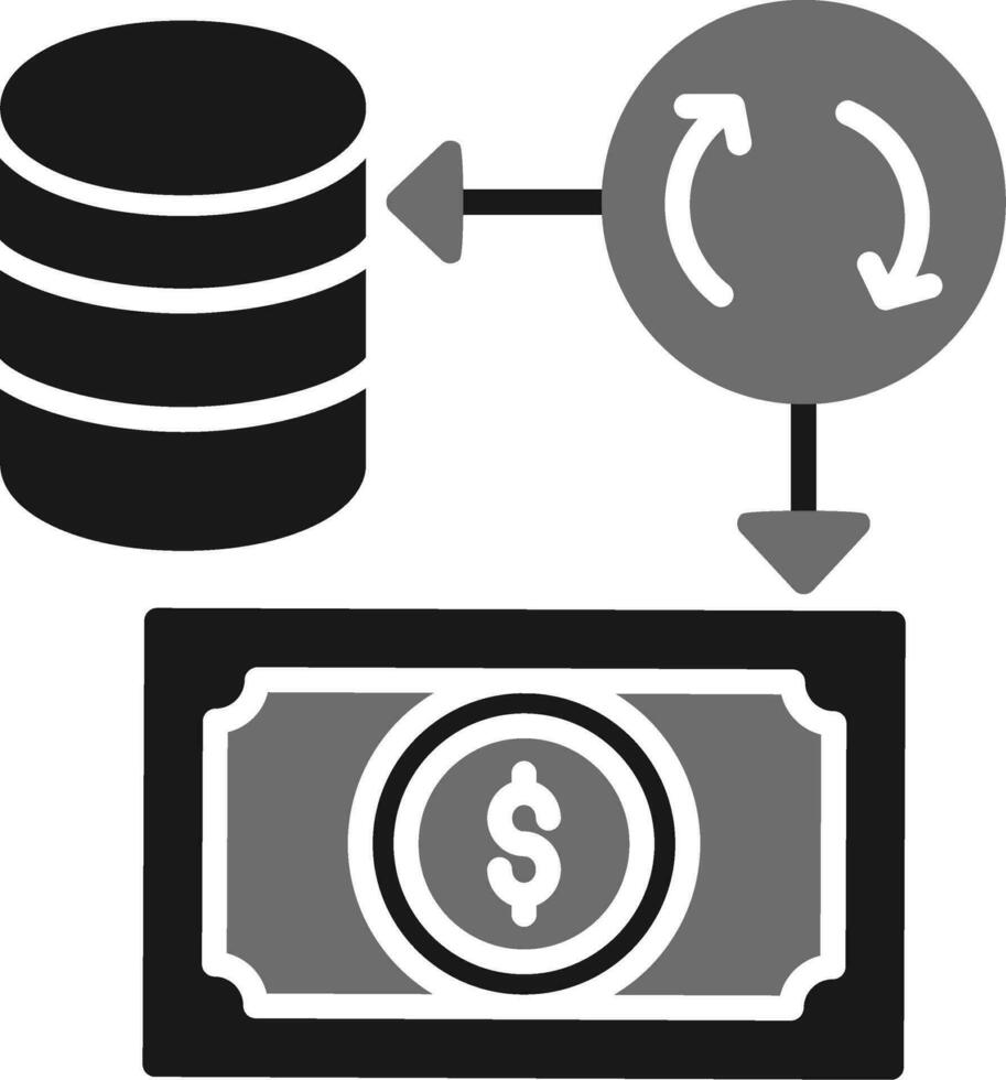 Symbol für Transaktionsvektor vektor