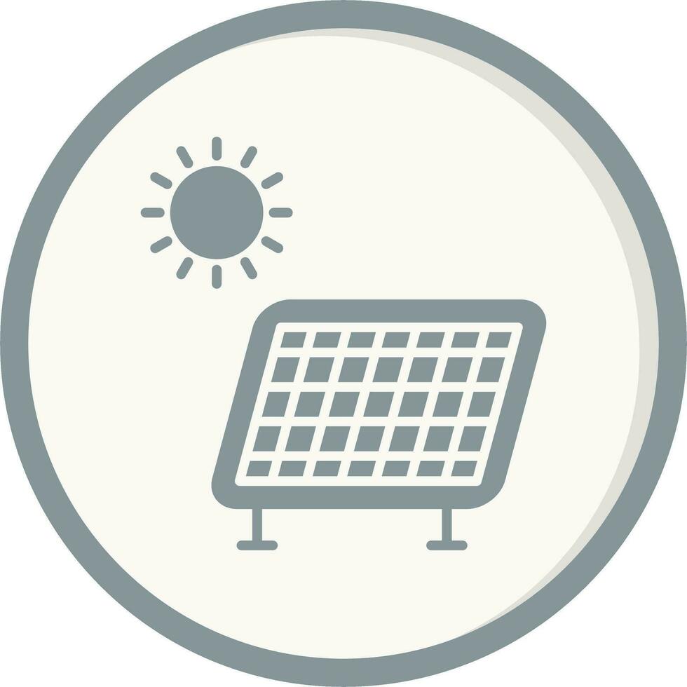 Vektorsymbol für Solarpanel vektor