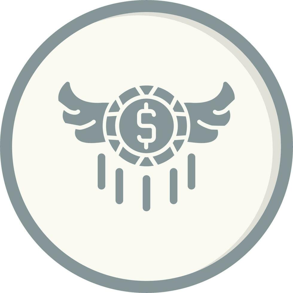 fliegend Geld Vektor Symbol