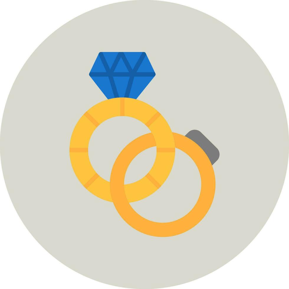 diamant ringa vektor ikon
