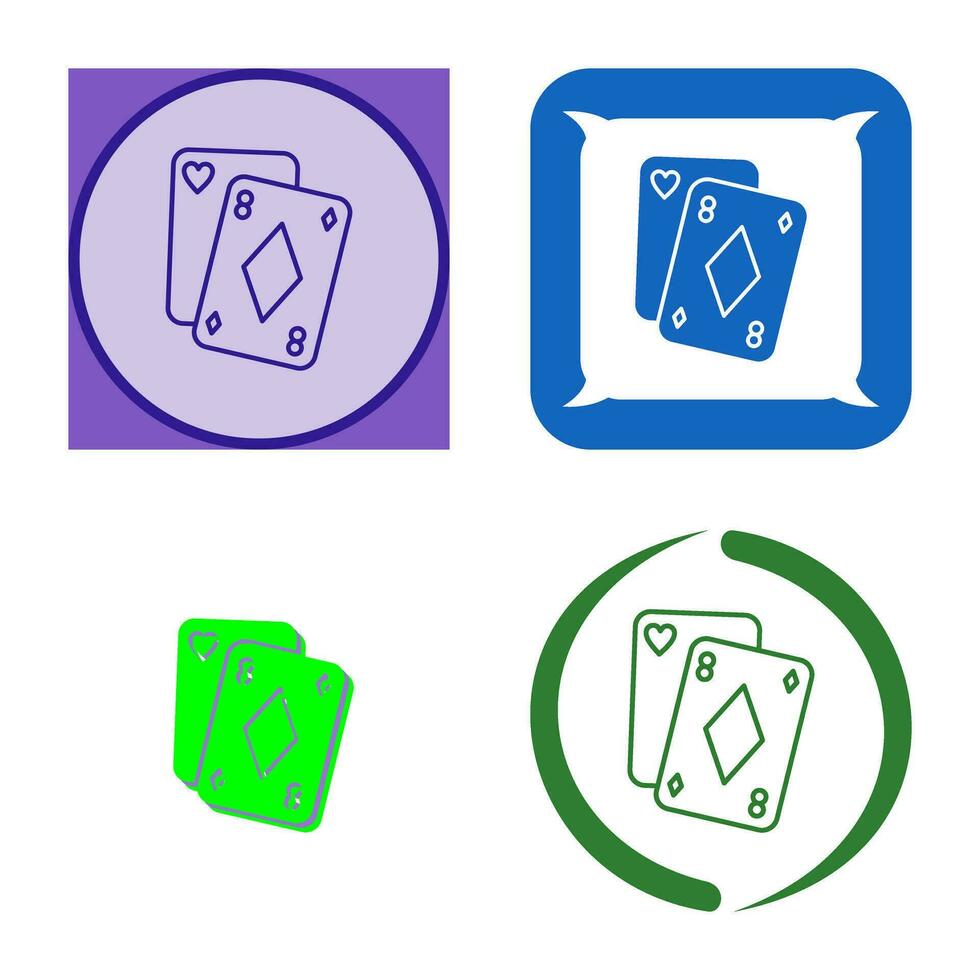 Poker-Vektor-Symbol vektor