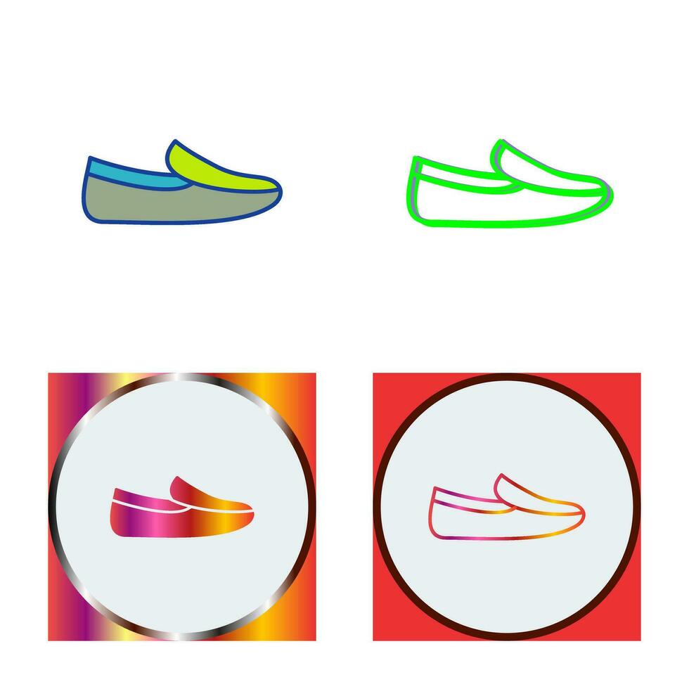 herr- loafers vektor ikon