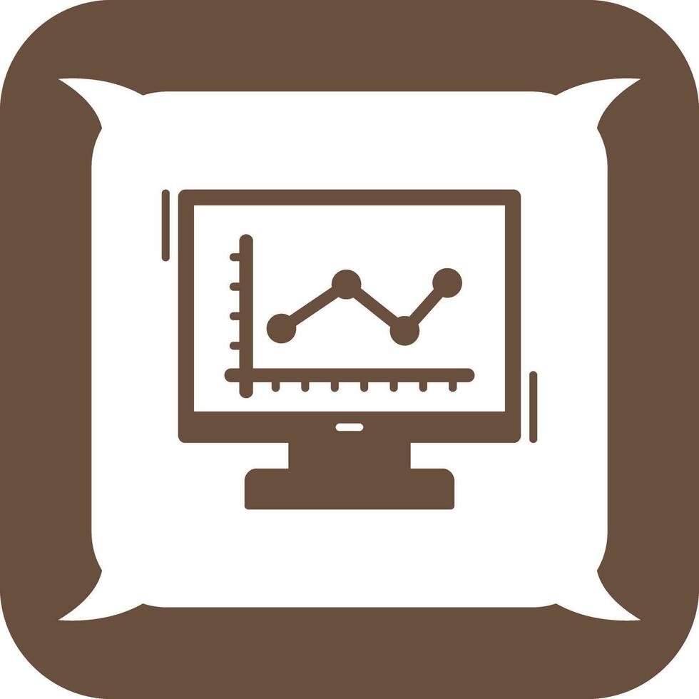 linje Diagram vektor ikon