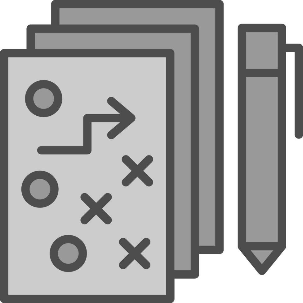 strategisk planen vektor ikon design