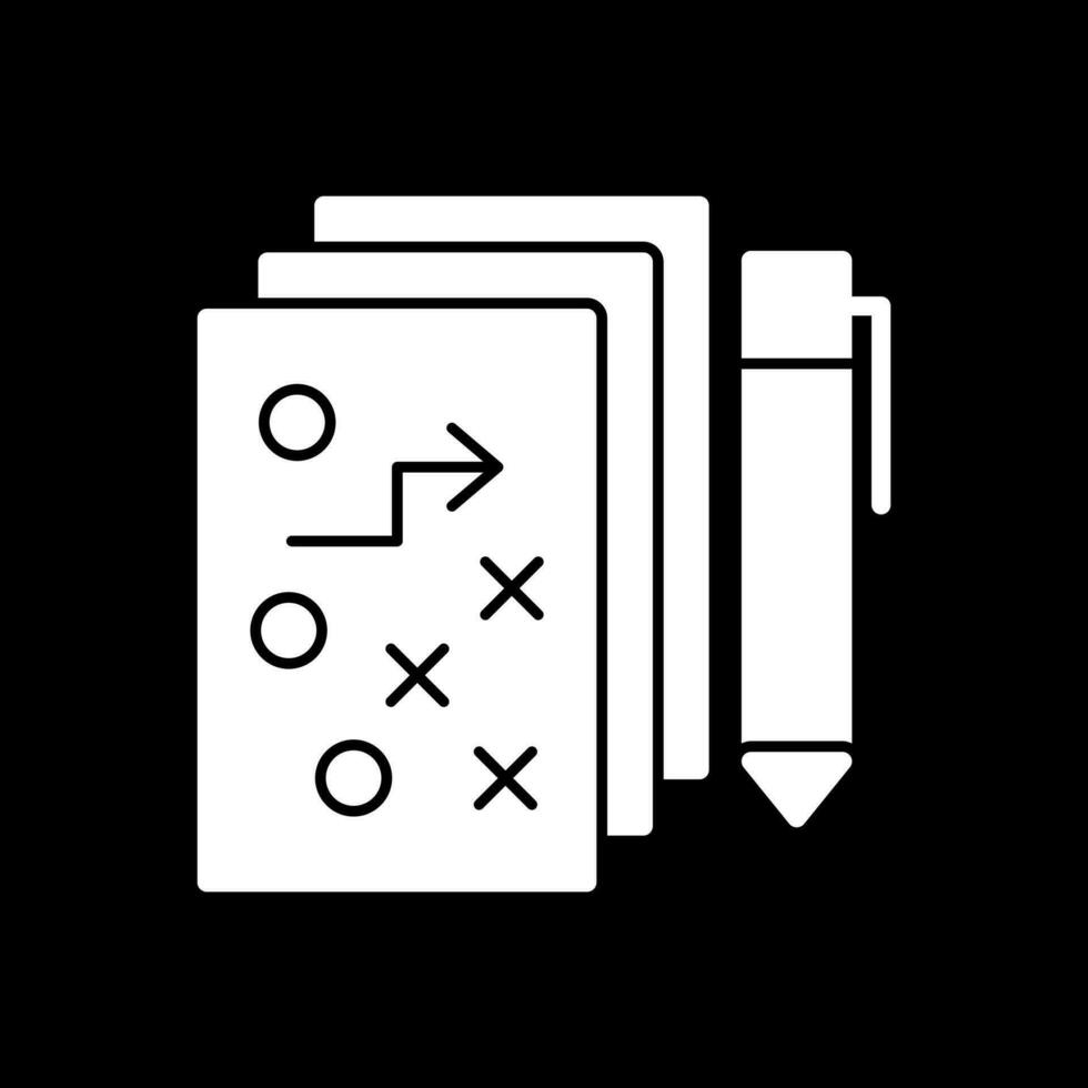 strategisk planen vektor ikon design
