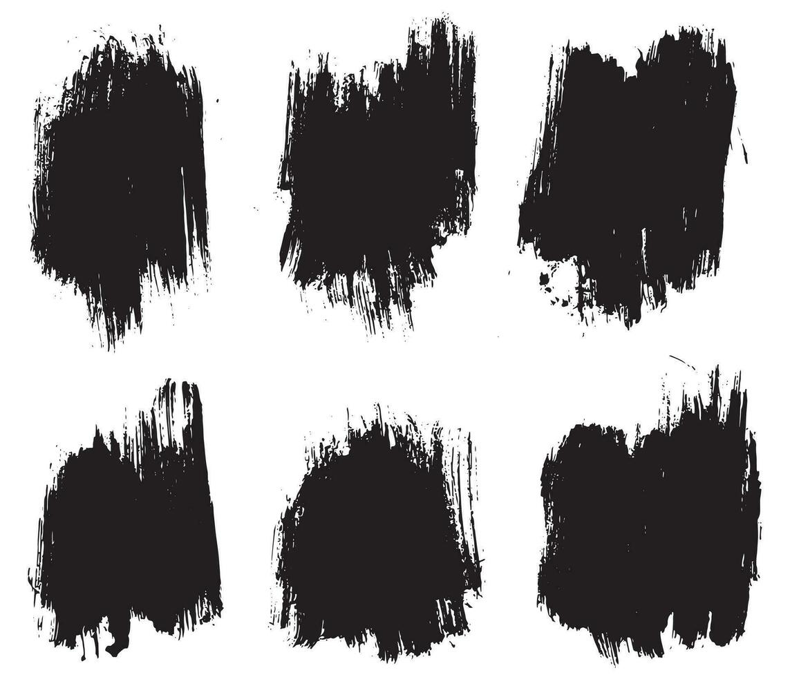 Vektor Tinte schwarz Bürste Schlaganfall Grunge