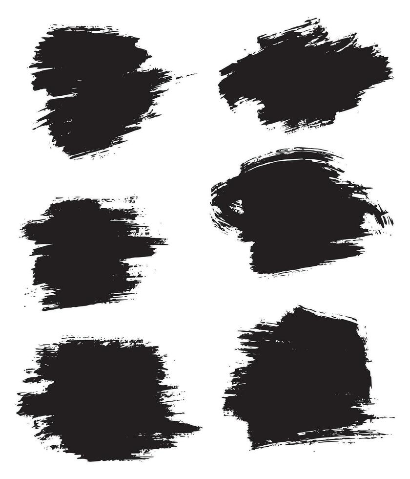 abstrakt bläck svart borsta illustration bakgrund vektor