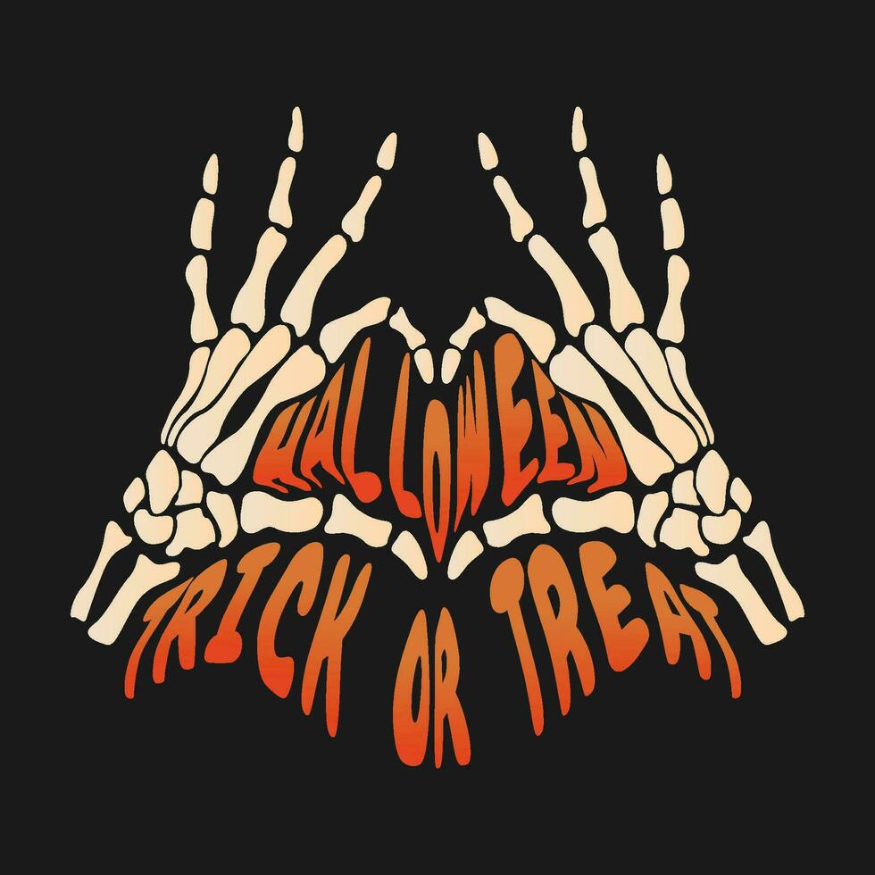 Halloween Vektor Design zum kreativ Kleidung, zum Strassenmode und städtisch Stil T-Shirts