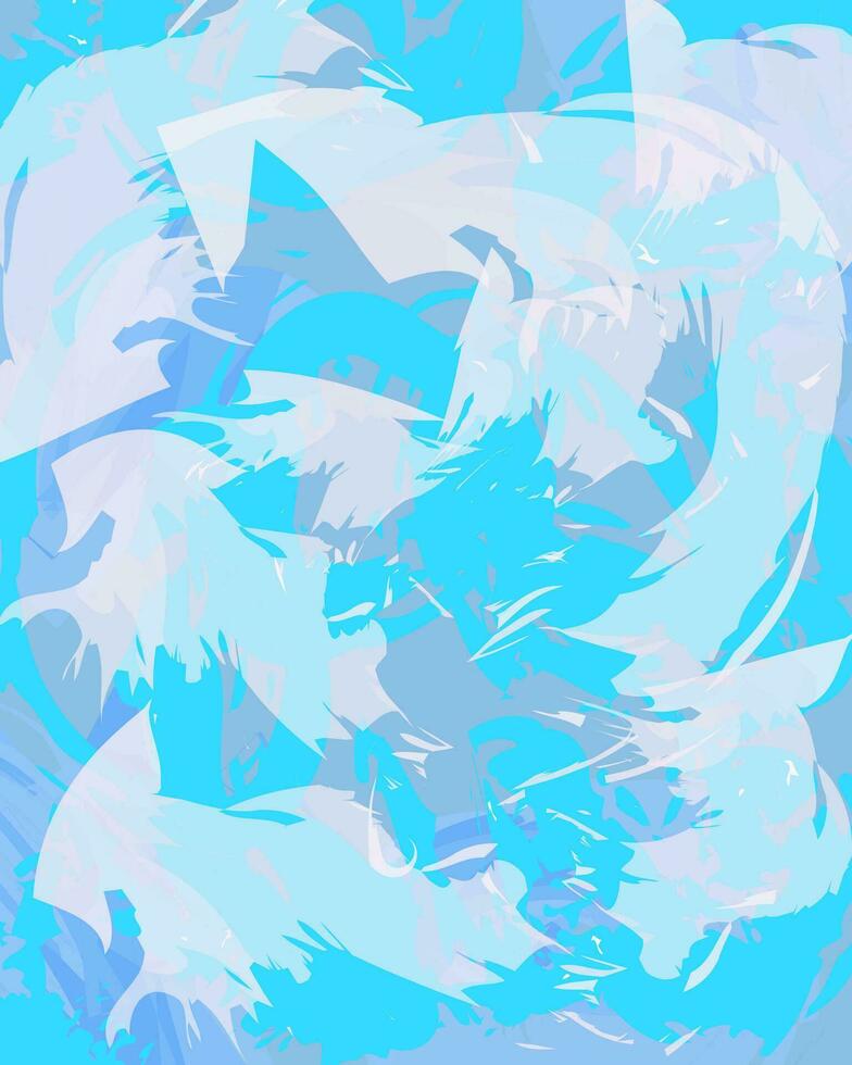 abstrakt bakgrund blå skugga med bläck vektor